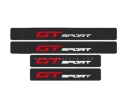 DOOR SILL AREA PROTECTION CARBON FIBER STICKER GT SPORT custom. 