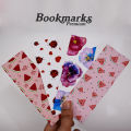 Cute Pattern, Aesthetic Bookmarks - Pack of 4 Book Marks. 