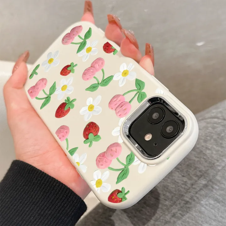 DEL%20for%20OPPO%20F21%20Pro%205G%20Reno7%20Z%205G%20Reno8%20Z%205G%20Back%20Cover%20Clay%20Strawberry%20Cherry%20Pattern%20Phone%20Case%20Soft%20Silicone%20Luxury%20Silver%20Edge%20Lens%20Mobile%20Cover%20-%20Image%208