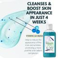 Silver Sea Blue Burst Face Wash with Nano Blue Cellulose Beads Technology | Face Cleanser for Oily Skin with Vitamin e & Vitamin A | Deep Cleanses effect | Hydrating  Face Moisturizer Skin for All Skin Types. 