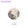 Fun Vibrant Art Stickers 60pcs Aesthetic Landscape Painting Stickers for Scrapbooking Laptops Bottles Creative Art Decals for Southeast Asian Buyers. 