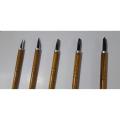 Arabic Urdu Calligraphy Pen Qalam Kalam Bamboo Jawi Jawa with Malaysian handle light color (5 pcs set) 1mm to 5mm. 