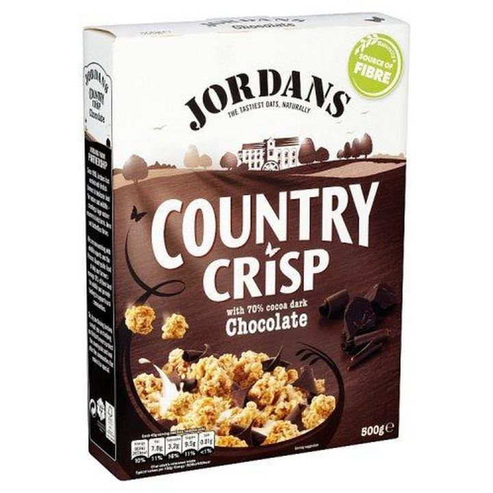 JORDANS Imported Cereal, Country Crisp Chocolate 500g