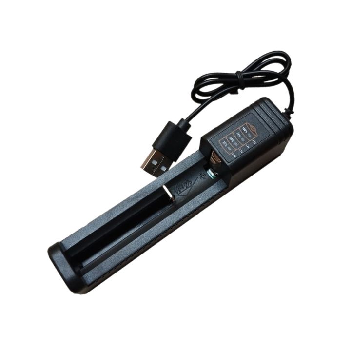 USB Lithium Battery Charger for 10440, 14500, 16340, 17335, 17500, 17670, 18500, 18650 Rechargeable Batteties
