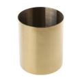【FUN LIVE】 Golden Pen Pencil Pot Holder Container Organizer Home Desk Stationery Decor DXAB. 