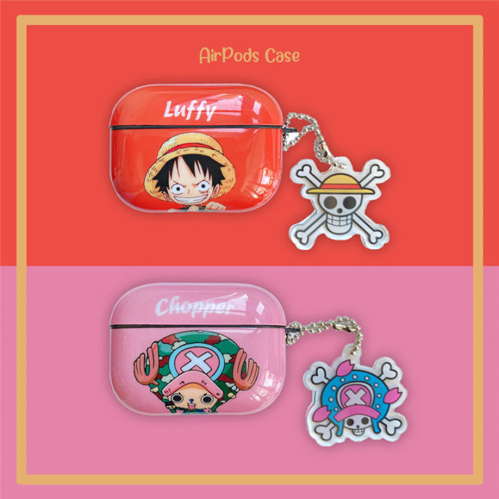【Solo Yolo】Anime One Piece Luffy for Apple AirPodsPro3 Generation Headset Soft Shell 1/2 Wireless Bluetooth Protective Cover