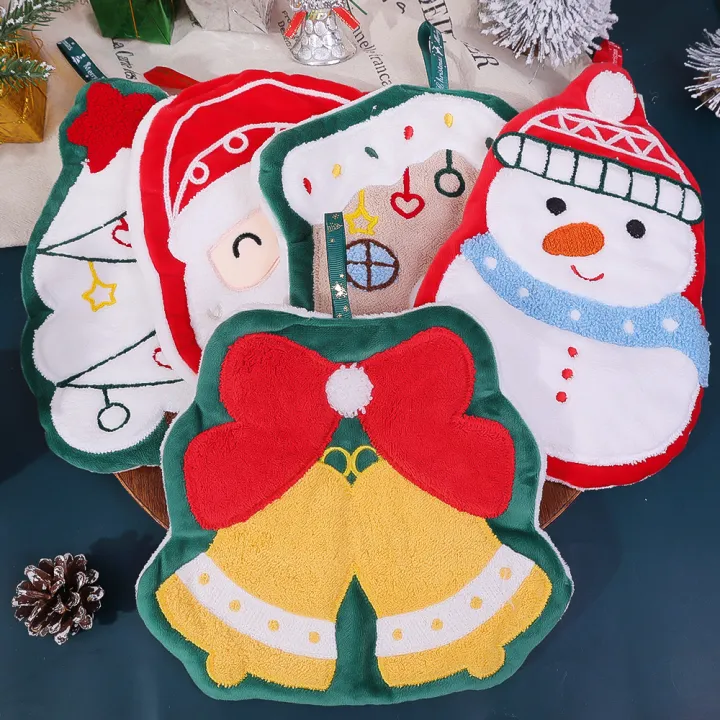 1/2/3Pcs%20Cute%20Christmas%20Hand%20Towels%20Absorbent%20Kitchen%20Towel%20Cute%20Xmas%20Home%20Decor%20Snowman%20Xmas%20Tree%20Kids%20Hanging%20Towel%20Bathroom%20Towel%20-%20Image%203