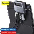 Baseus USB  C HUB to HDMI Compatible USB 3.0 100W PD Port  6-in-1 Adapter for MacBook Pro Air for iPad Pro. 