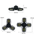 Favorite 40/60/80W Radar Sensor LED Garage Light Bulb Deformable Motion Activated Lamp. 
