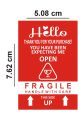 50 Stickers Fragile Handle With Care Labels for Commodity Express Warning Labels Package Sticker. 