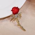 【HOT】 Vintage Brooches For Women Elegant Fashion Luxury Jewelry Botanical Flower Enamel Scarf Buckle Pearl Pin Temperament Accessories. 