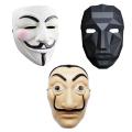 Random Horror Mask Hacker Mask Adult Male Ghost Dancer V Character Vendetta Mask Funny 3 of Pack. 