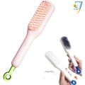 Self-Cleaning Anti-Static Hair Brush with Adjustable Rotating Lift and Massage Comb. 