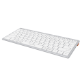 A4tech FBX51C Bluetooth & 2.4G Wireless Keyboard - Rechargeable USB Type C - Multi Device -2 cm Slim & Lightweight - Scissor Switch Keys - Multidevice Pairs Upto 4 Devices - For PC/Laptop/Tablet/iOS/Android/Smart TV. 