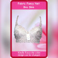 Women Imported Fabric Fancy Net Bra Skin  Undergarments for woman. 