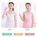 Big girl sling underwear development period 12-year-old girl primary school junior high school student beautiful back girl vest long cotton. 
