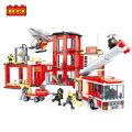 COGO: FIRE STATION BLOCKS (862 PCS) (4177). 