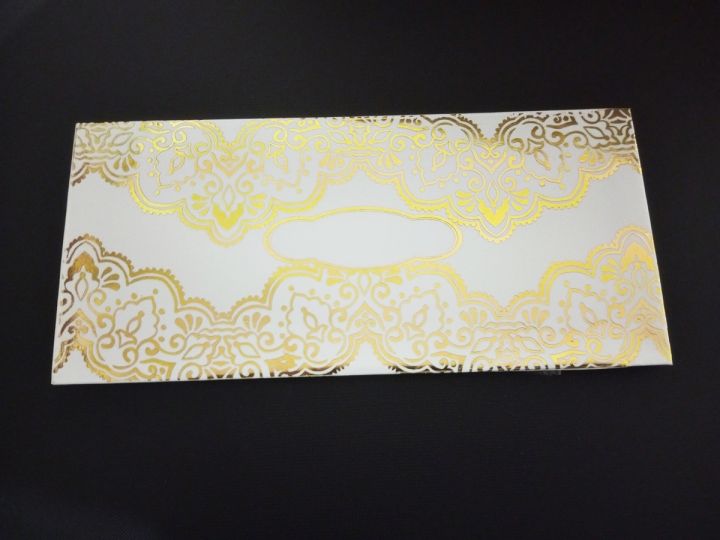 Pack of 5 - Money Envelope for Wedding Engagement Birthday Gifts (7 x 3.5 inch) Wedding Eidi Envelope