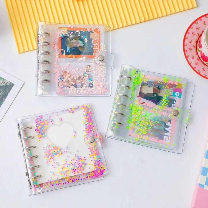 %E3%80%90NEW%E3%80%91%20Glitter%20Sequin%20Binder%20Photocard%20Holder%20Transparent%203/5%20Inches%20Photo%20Album%20Kpop%20Idol%20Cards%20Collect%20Book%20Star%20Chaser%20Storage%20Album%20-%20Image%204