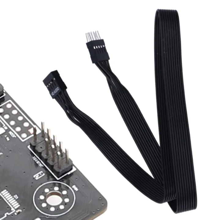 Computer%20Motherboard%20Front%209-PinHD%20Audio%20Connector%20Cable%20for%20Desktops%20and%20Laptops%20Mainboard%20-%20Image%202