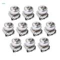 2x10 Pack Lot - M5x16 Rack Mount Cage Nuts & Screws w/ Washers - Square Clips. 