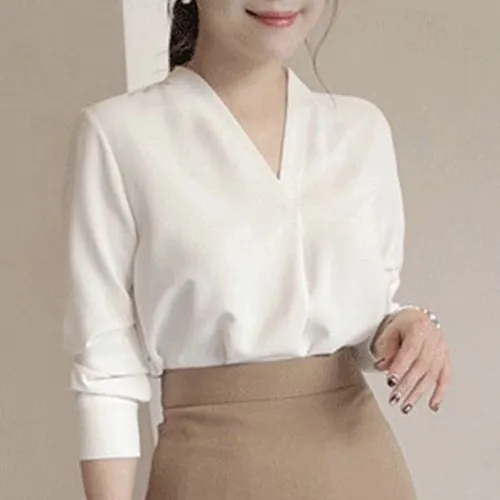 Trendy%20Cross%20Neck%20Shirt%20elegant%20design%20long%20sleeved%20top%20Cotton%20shirt%20For%20Womens%20and%20Girls%20-%20Image%206