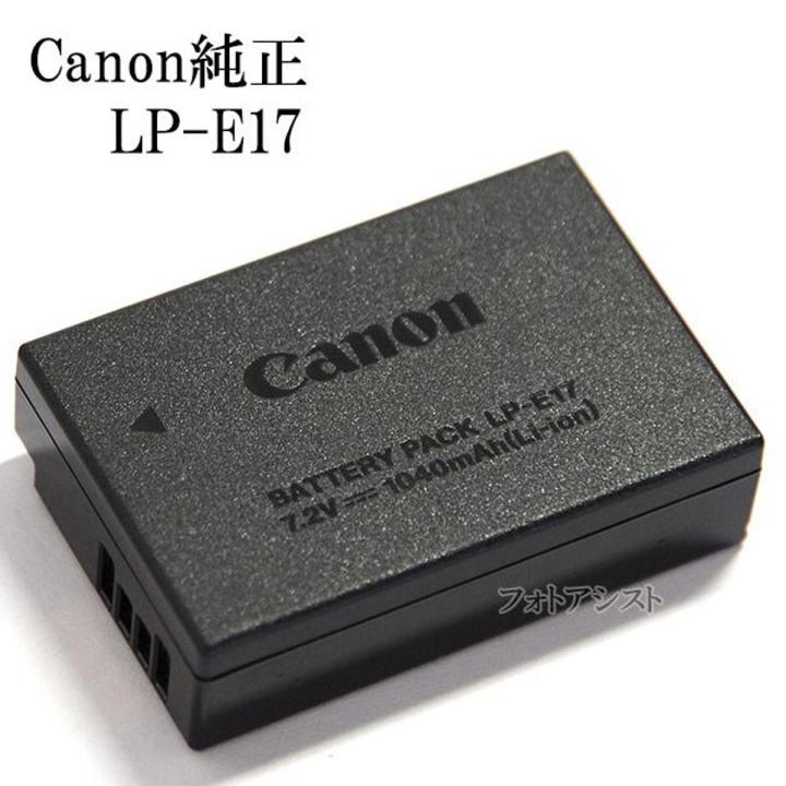 Canon LP-E17 Rechargeable Lithium-Ion Battery Pack for Canon EOS RP, 77D, 750D, 760D, 200D, M6, M5, M3, Rebel T7i, T6i, T6s, SL3, SL2