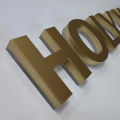 Sign Custom Logo Company Interior Decoration 3D Office Wall 3D Sticker Metal Letters For Wall Decor. 