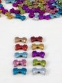 40gms Mini Bow-Shaped Beads for Jewelry and DIY Craft Making – Colorful Resin Spacer Beads. 