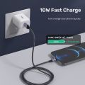 TOPK AN10 Fast Charging 0.25M 0.5M 1M 2M USB Cable For i-Phone 8-Pin Cable Metal Shell Nylon Braided High Qualit. 