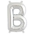 Silver Foil Letter Balloons 16" inch (A to Z). 
