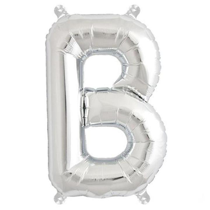 Silver Foil Letter Balloons 16" inch (A to Z)