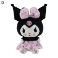 Anime Kuromi Melody Stuffed Doll Anti-deform Fine Workmanship Cotton Plush Toy for Daily. 