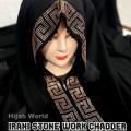 Hijab world Best Chadder with DMC Fancy Diamondtizes Stone. 