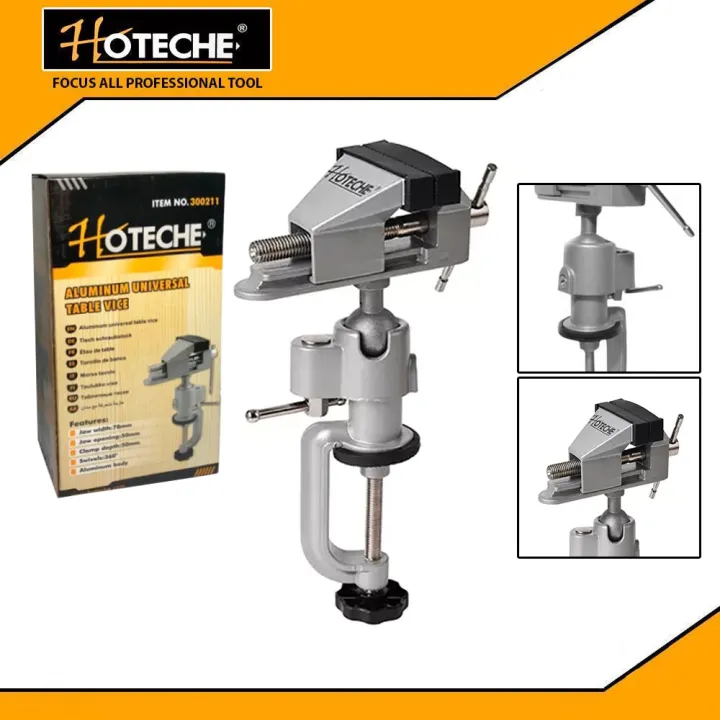 Hoteche%202%20inch%20Bench%20Vise%20Universal%20Table%20Swivel%20Clamp%20Vice%20360%20Rotating%20Working%20Craft%20-%20Image%202