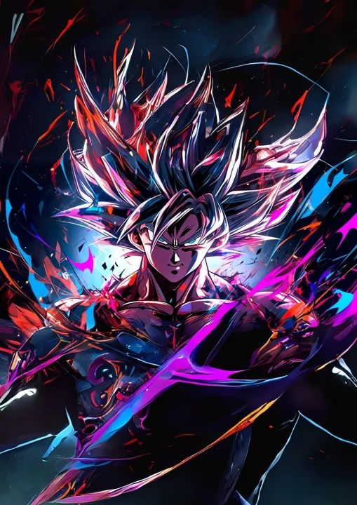 Wall Painting Dragon Ball GT Goku Beautiful Picture Frame Best Wall Decor Anime Wall Art poster without frame