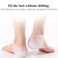 KOTLIKOFF Invisible Height Increase Silicone Socks Gel Heel Pads Heel Cushion Soles Insole Foot Massage Orthopedic Arch Support. 