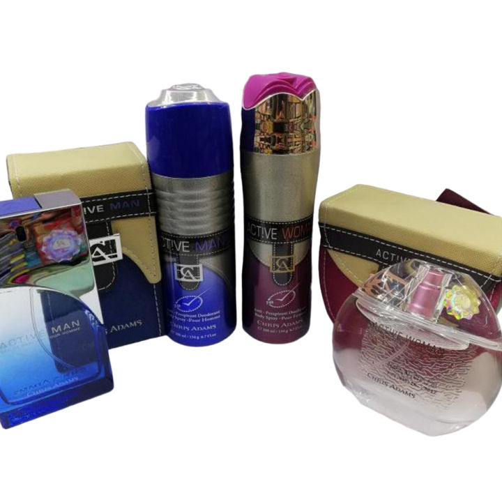 Pack Of 4 - Active Men & Active Woman Perfume 80Ml & Body Spray 200Ml