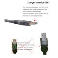 1.8m High Speed USB 2.0 A Male to RJ45 Cable for Symbol Barcode Scanner LS2208. 