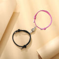 Matching Magnetic Bracelets for Couples – Adjustable Hold Hands Relationship Set. 