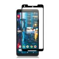 Google Pixel 2 XL / 2xl HD Glass Full glue Shinning glass Tempered Glass Screen Protector BLACK. 