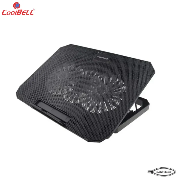 Coolbell%20CB202%20Cooling%20Pad%20For%2012-17%20Inch%20Laptops%20Gaming%20Notebook%20with%202%20large%20Quiet%20Fans%20Laptop%20Stand%20USB%20Powered%20Adjustable%20Mounts%20Stand%20with%20RGB%20LED%20Lights%20-%20Image%202