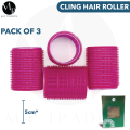 Cling Hair Rollers, Hair Curlers, Pack of 3 Self Grip Rollers, Cling Hair Culers, Small Medium Large Salon Hairdressing Curlers Innovative Hair Care Tools for Women. 