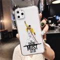 【Naughty Lui】Freddie Mercury Queen band Phone Cover For iPhone 11 12 13 14 Pro Max X XR XS Max 7 8 14 Plus 13 Mini SE3 Soft Silicone TPU Case. 