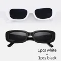 Classic Rectangle Frame Sunglasses for Women & Men| Vintage Small Square Sunglasses. 