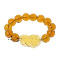 Feng Shui Citrine Gem Stone Wealth Pi Xiu Bracelet Attract Wealth and Good Luck. 