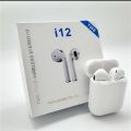 M10 & M90 & i12 black Double Wireless 2 Airpods Bluetooth Hand Free with Power Bank Earphones White bluetooth ear phone for all cell phones. 