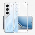 "Tecno Camon 40 pro 5G Transparent Back Cover with Anti-Dust Plug, Anti-Slip Grip & Soft No Corner Bumper Case". 