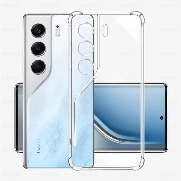 "Tecno%20Camon%2040%20pro%205G%20Transparent%20Back%20Cover%20with%20Anti-Dust%20Plug,%20Anti-Slip%20Grip%20&%20Soft%20No%20Corner%20Bumper%20Case"%20-%20Image%203