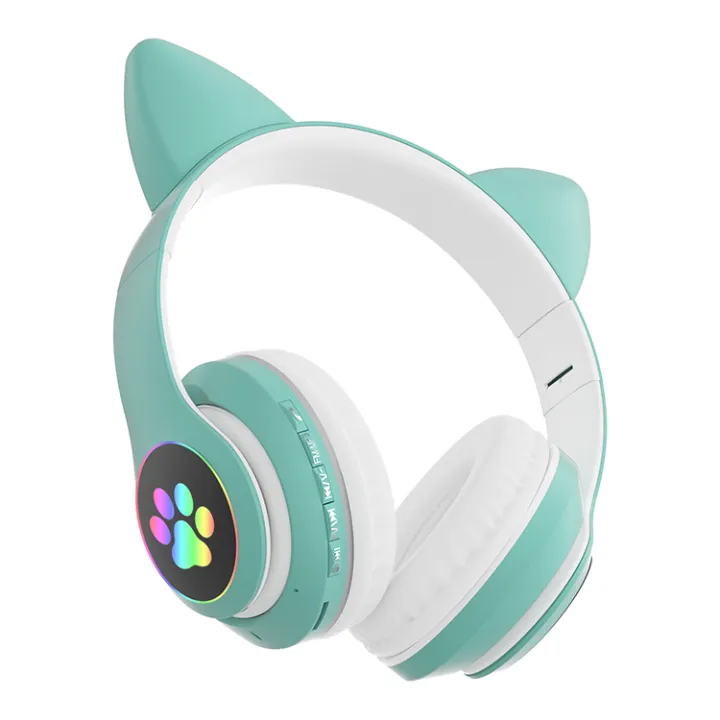 Cat%20Headphone%20/%20P47%20Ear%20Wireless%20Bluetooth%20Headphones%20-%20Glowing%20LED%20Light-Up%20Foldable%20Headset%20for%20Kids%20and%20Adults%20-%20Image%204